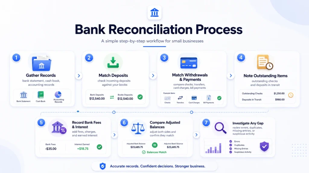 bank reconciliation for businesses