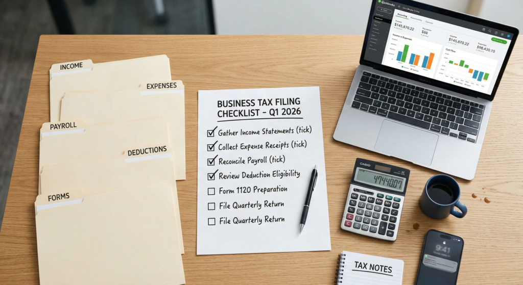 business tax filing checklist