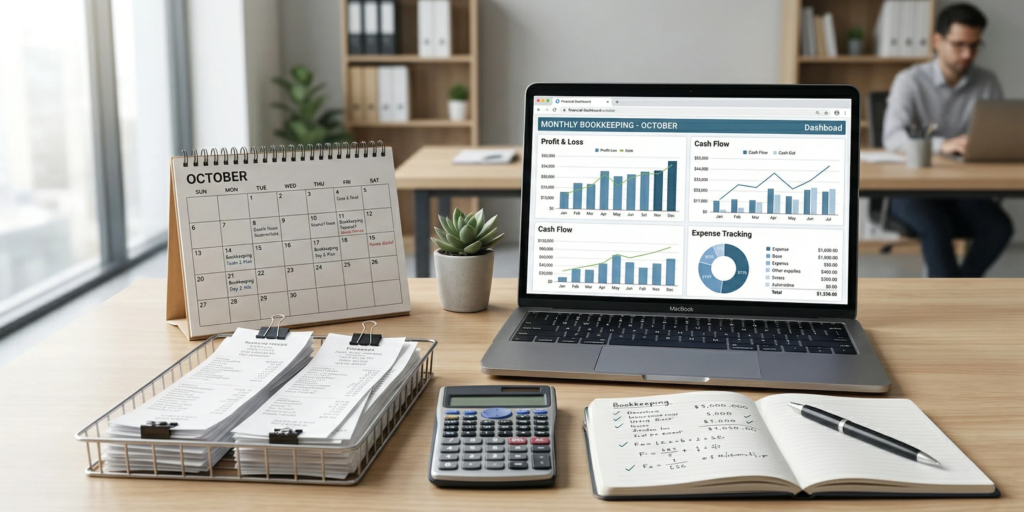monthly bookkeeping for small businesses