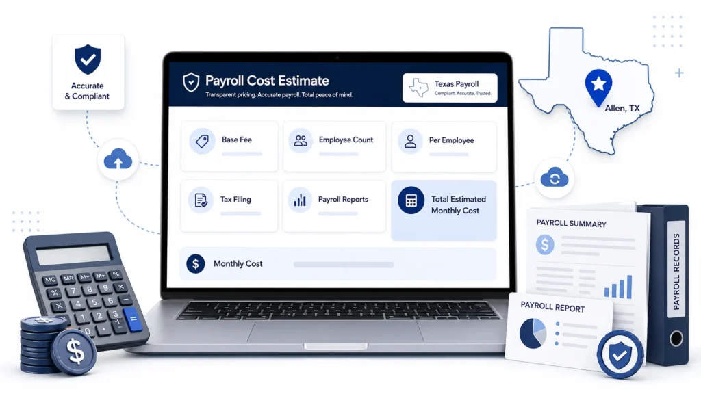 Payroll cost for a small business in Texas