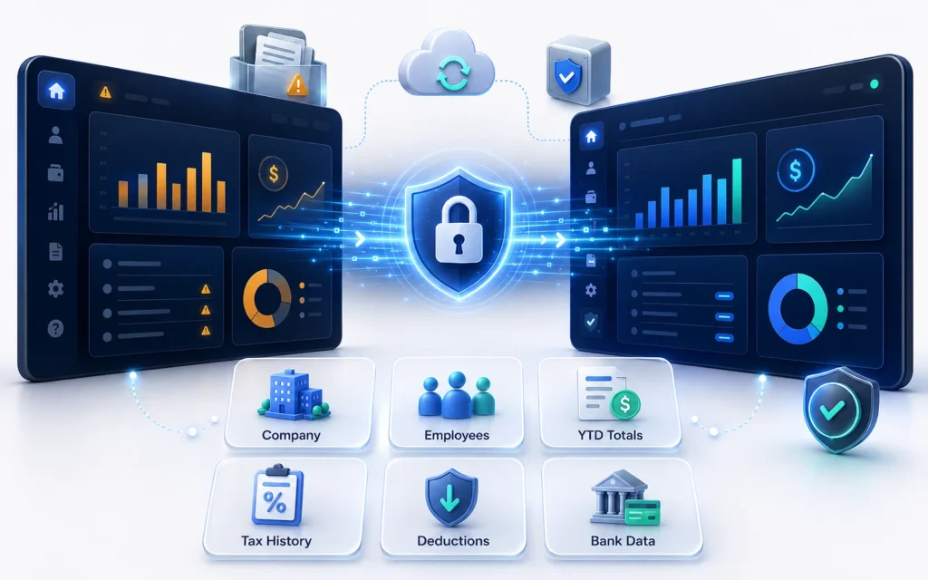 Payroll records required when switching providers mid year